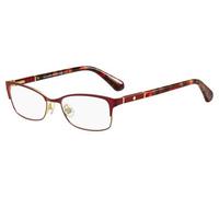 KATE SPADE lunettes, modèle LAURIANNE, couleur MATTE BRICK havana, verre 52 mm, pont 16 mm, non polarisées