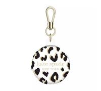 kate spade new york AirTag Holder with Gold Ring Clip - Protective Case for Apple AirTag