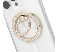 kate spade new york Anneau magnétique pour téléphone portable avec support - amovible et pliable - serti dans la pierre