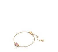 Kate Spade New York Bracelet solitaire en verre fondu, solitaire en verre, laiton, oxyde de zirconium, sans pierre précieuse