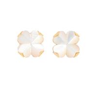 Kate Spade New York Clous d'oreilles en Forme de bêche en Nacre, Taille Unique, Métal, Oxyde de Zirconium