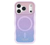 Kate Spade New York Coque pour iPhone 17 Pro, Compatible avec MagSafe, Coque de téléphone Design, Opale pailletée