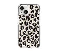 Kate Spade New York Defensive Hardshell Case Compatible with MagSafe for Apple iPhone 14 - Glitter Leopard [KSIPH-238-GLGB]