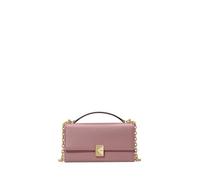 kate spade new york Femme Deco Mini Leather Flap Chain Crossbody Bandoulière, Rose crépusculaire, Taille Unique