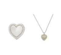 Kate Spade New York Golden Hour Clous d'oreilles et collier Argenté