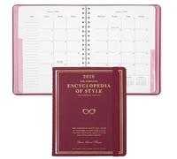 kate spade new york Grand agenda hebdomadaire et mensuel 2026, 12 mois, couverture souple, daté de janvier 2026 à décembre 2026, joli planificateur avec autocollants et reliure à spirale (encyclopédie