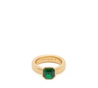 Kate Spade New York Keep Sparkling Bague ronde, émeraude, taille 6