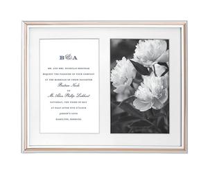 Kate Spade New York KS Rosy Glow Cadre d'invitation double