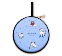 Kate Spade New York Lot de 2 gamelles pliables pour chien avec étui, chats et chiens qui pleuvent 473,6 g