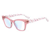 Kate Spade New York Lunettes de soleil pour femme Cat Eye rose/bleu AS 50 mm 17 mm + 1,5 rose/bleu 50 mm 17 mm