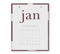 kate spade new york Petit calendrier de bureau 2026, calendrier mensuel de bureau daté de janvier 2026 à décembre 2026, support en acrylique, 9,5 x 12,9 cm (Julie Dot)