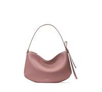 kate spade new york Sac à bandoulière en cuir grainé avec boucle, Rose crépusculaire, One Size, Sac à bandoulière en cuir grainé avec boucle