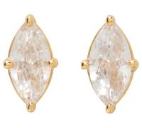 Kate Spade New York Signature Solitaire Studs, Clear/Gold