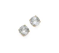 Kate Spade New York Small Square Studs, Clear