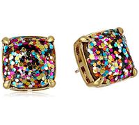 Kate Spade New York Small Square Studs, multi-paillettes