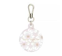 Kate Spade New York Support unisexe Airtag avec clip doré pour bague contemporaine (1 pièce)
