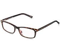 Kate Spade New York Women's Kate Spade Female Optical Style Jodie2 Rectangular Reading Glasses, Dark Havana Gold/Demo Lens, 50mm, 16mm + 2