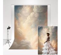 Kate Toile de Fond pour Photographie Nuages Abstraits Lueur angélique 1,5 x 2,2 m/7 * 5ft pour Adulte Anniversaire Mariage maternité Portrait arrière-Plan décoratif pour séance Accessoires de