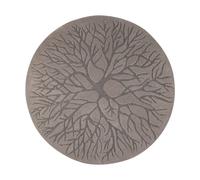 Kateha Tapis tissé à la main nid d'oiseau Ø 220 cm MD Brown