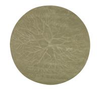 Kateha Tapis tissé à la main nid d'oiseau Ø 220 cm vert hiver