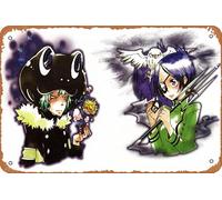 Katekyo Hitman Reborn!, Chrome Dokuro, Mukuro Rokudo, Fran, Belphegor Anime Poster Décoration murale rétro Plaque en métal 20,3 x 30,5 cm