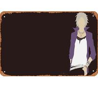 Katekyo Hitman Reborn!, Hayato Gokudera Anime Poster Décoration murale rétro en métal 20,3 x 30,5 cm