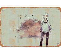 Katekyō Hitman Reborn!, Hayato Gokudera Anime Poster Décoration murale rétro Plaque en métal 20,3 x 30,5 cm