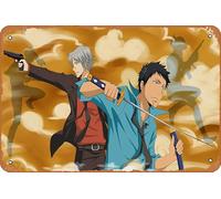 Katekyō Hitman Reborn!, Hayato Gokudera, Takeshi Yamamoto Anime Poster Décoration murale rétro en métal 20,3 x 30,5 cm