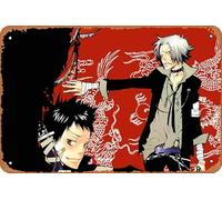 Katekyō Hitman Reborn!, Hayato Gokudera, Takeshi Yamamoto Anime Poster Décoration murale rétro en métal 20,3 x 30,5 cm