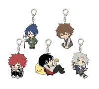 Katekyo Reborns Chibi Figure Porte-clés Pendentif Chaîne En Acrylique Anime Figurine Mignonnes Bijoux, 5 Pièces
