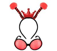 KATELUO Accessoires de Costume d'abeille, Bandeaux d'antenne d'abeille, Bandeaux de Coccinelle, Serre-Tête Abeille, Antenne d'Abeille, Fourmi Bandeau, pour Costumes Diadème Halloween Bandeaux