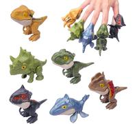 KATELUO Jouet Dinosaure pour Enfant - 6pcs Jouet de Dinosaure à Clipser pour Garçons et Filles