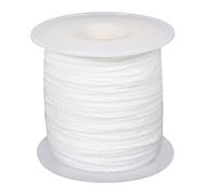 KATELUO Mèche Bougie 61 m,Mèche de Bougie en Coton,Mèche pour Bougie Cire,Mèche Bougie Naturelle,Mèche Bougie Longue,pour la Fabrication de Bougies,Bougie Bricolage,Lampes à Huile