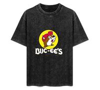 Katelyn BUC-ee's Popular Fort Worth Texas Restaurant T-Shirt Printed Tee Graphic Top for Men Black Shirt XL