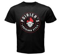 Katelyn DONGFEI Dustin Poirier Louisana Style Hot Sauce Logo Men's Black T-Shirt Size S to 3XL Black S Color L