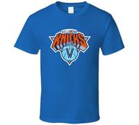 Katelyn Frances Villanova Knicks New York Mashup Parody T Shirt1 Blue M Color L
