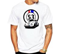 Katelyn Malloy Men t-Shirt Herbie 53 The Love Bug Tshirt White 3XL White XXL Color XXL