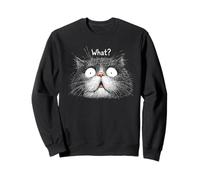 Kater What? Drôle de Chat Surprise Meme Ami Chat Sweatshirt