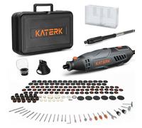 Katerk Outils Rotatifs Multifonction 160W, Outil Rotatif Multifonction avec 155 Accessoires, 6 Vitesses Réglables, 35000RPM Tours/min, Parfait Pour la Coupe, Le Ponçage de Détail