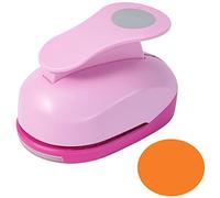Katfort Perforatrice circulaire de 7,6 cm pour loisirs créatifs, papier cartonné, étiquette de marque, emballage cadeau, cartes de vœux et scrapbooking, rose