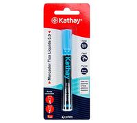 Kathay 86212630. Marqueur craie liquide, effaçable, bleu, pointe 5 mm, encre à base d'eau, pointe réversible, parfait pour ardoises, verre, plastiques ou miroirs