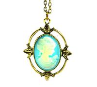 Katherine de Vampire Diaries plaqué Bronze Antique Collier Femme-Tête