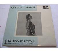 Kathleen Ferrier - Kathleen Ferrier A Broadcast Recital 10"LP Decca LW5353 EX/EX 1959 10 inch LP