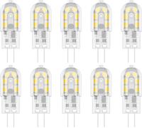 Kathlelxh-10 X G4.2 W Led Bulb, 12 Smd 2835, 3000 K Warm White Light Bulb, 200 Lm Energy-Saving Light, Ac/Dc 12 V[H341]
