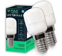 Kathlelxh-2 X Led Fridge Light Bulbs - E14-2w Socket - T26-180 Lumen - Small Bulbs For Imum Efficiency And Energy Saving - Warm White 3000k[H227]