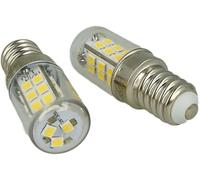 Kathlelxh-2pcs E14 Dc 12v 24v 4w White Led Lights For Cemetery Light Signage Truck Boat Photovoltaic [Energy Efficiency Class A] (6000k)[H1247]