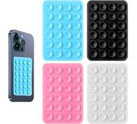 Kathlelxh-4Pcs Support Téléphone Ventouse,Silicone Ventouse Téléphone,Multi U S Adhésif Pour Coque De Téléphone À Ventouse Support À Ventouse Pour Téléphone,Supports De Téléphone À Ventouse En Si[H482