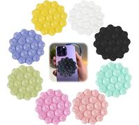 Kathlelxh-8 Pièces Silicone Ventouse Téléphone Supports Polyvalent Porte Téléphone Mini Ventouse Pour Voiture Tapis Adhésif Antidérapant Et Universel Pour Selfies Et Vidéos Pour Appareils Mobiles[H874
