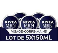 Kathlelxh-Crème Hy Atante 3-En-1 (Lot De 5 X 150 Ml), Crème Vi , Corps Et Mains Nourrissante Pour Homme, Soin Hy Atant Enrichi En Vitamine E Et Glycérine[H28]