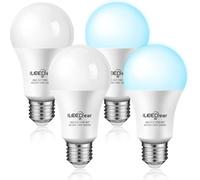 Kathlelxh-E27 11w Led Twilight Light Bulb, Cold White 6500k Outdoor Auto On/Off Light Bulb, No Motion Sensor, Pack Of 4[H991]